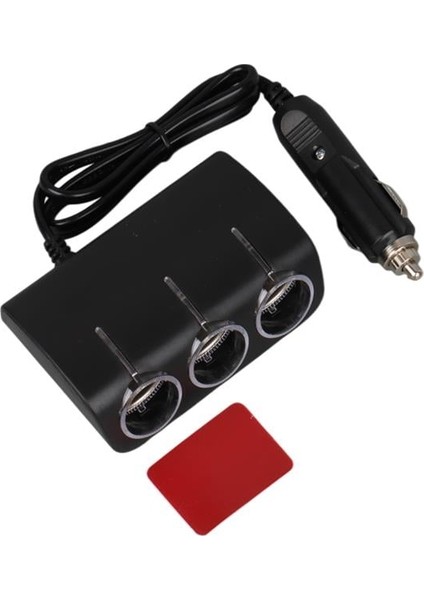 1521 12-24V 120W 80 cm Kablolu 3'lü Araç Çakmak Çoklayıcı indirimleri