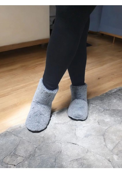 Yumuşak Kaymaz Taban Sessiz Hafif Peluş Panduf Ev Bot fiyatları