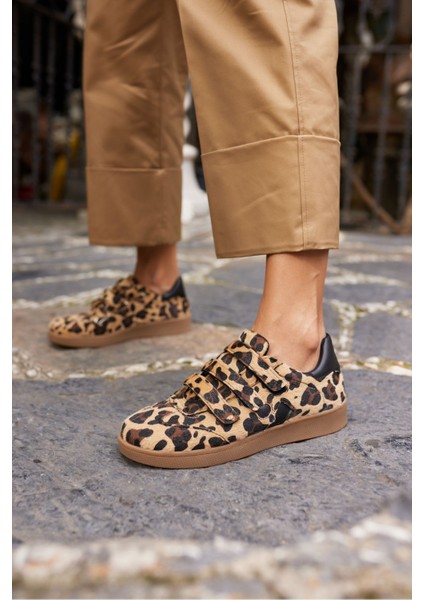 Isabel Kadın Leopar Cırtlı Kaucuk Tabanli Sneaker fiyatları