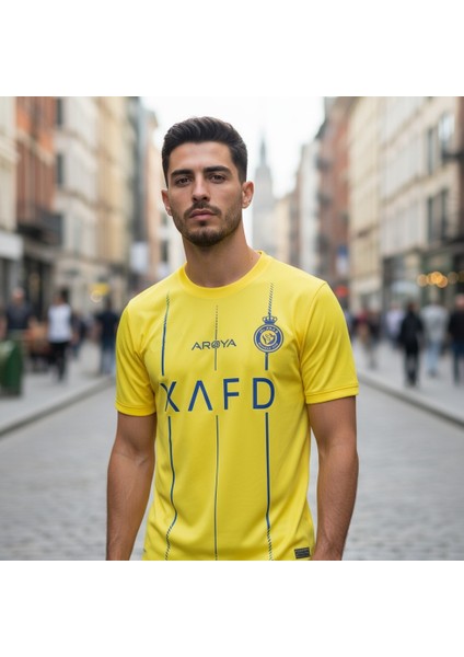 Al-Nassr 23/24 Sarı T-Shirt Iç Halı Saha Forma modelleri