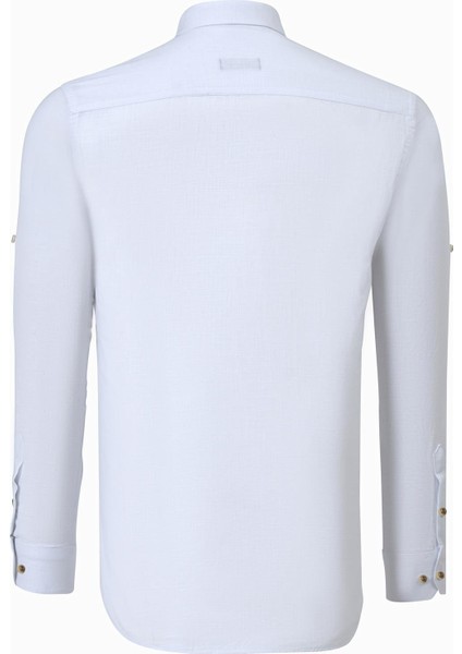 Ikili Set G721 Dewberry Erkek Gömlek-Lacivert-Beyaz modelleri