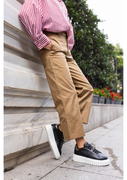 Nigel Kadin Siyah Toka Detay Eva Tabanli Sneaker fiyatları