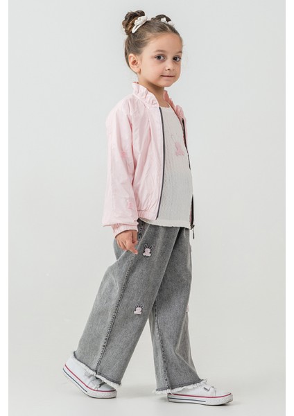 Tavşan Nakışlı Kız Çocuk 3\'lü Takım - 26K 2246 fiyatları