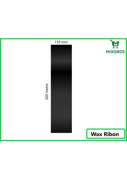 110X300 Metre Wax Ribon 1 Adet fiyatları