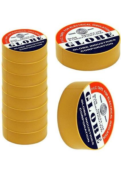 0.13MMX19MM Izole Bant 10'lu Sarı