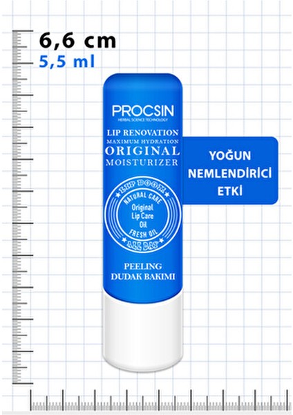 Dudak Bakım Peelingi Doğal Yağlarla Zenginleştirilmiş 5.5 ml Nem Dengeleyici