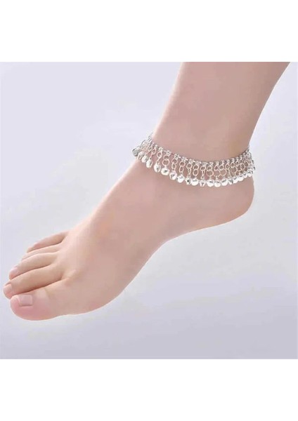 Şık ve Zarif Taşlı Zilli Kadın Ayak Halhal fiyatları