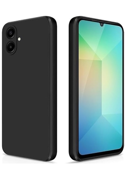 Samsung Galaxy A07 Uyumlu Siyah Silikon Kılıf