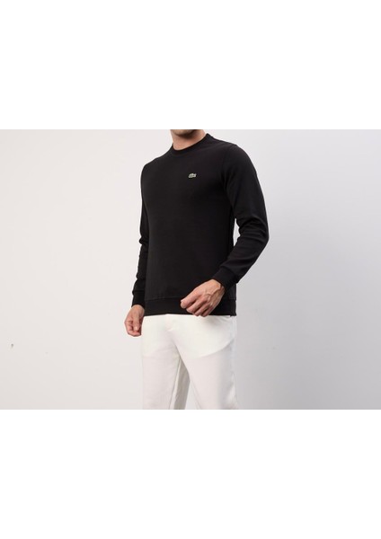 Basıc Bisiklet Yaka Regular Fit Siyah Uzun Kol modelleri