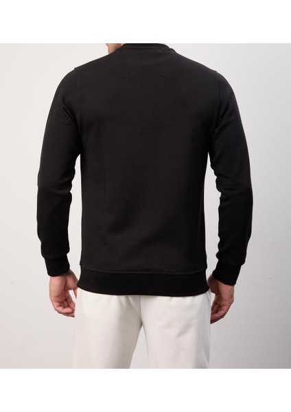 Basıc Bisiklet Yaka Regular Fit Siyah Uzun Kol indirimleri
