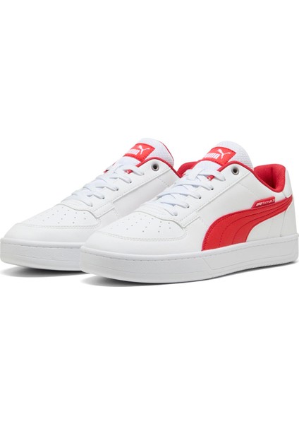 30907502 F1 Caven 2.0 Puma White-Po Beyaz - Kırmızı Erkek Lifestyle Ayakkabı modelleri