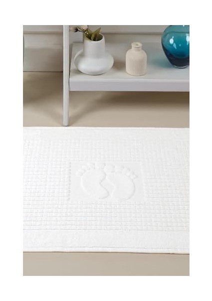 Tekstil Mat | 2 Adet Ayak Havlusu, Paspası, Havlu Paspas Beyaz fiyatları