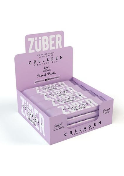 Züber Orman Meyveli Kolajen Protein Bar (12 x 35GR) fiyatları