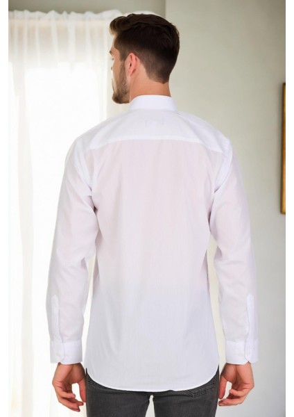 G926 Dewberry Erkek Gömlek-Beyaz fiyatları