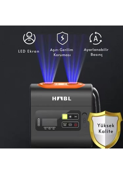 Şarjlı Dijital Şişirme Pompası (Çadır/paddle Board/şişme Yatak Vb.) – 22PSI (1.5 Bar) fırsatları