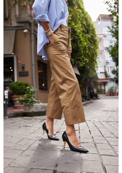 Goccila Kadin Siyah Duz Topuklu Stıletto fırsatları