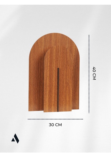 Lumea Ahşap Masa Lambası – Modern, Dekoratif ve Çift Yüzlü Aydınlatma (Siyah & Doğal Renk) indirimleri