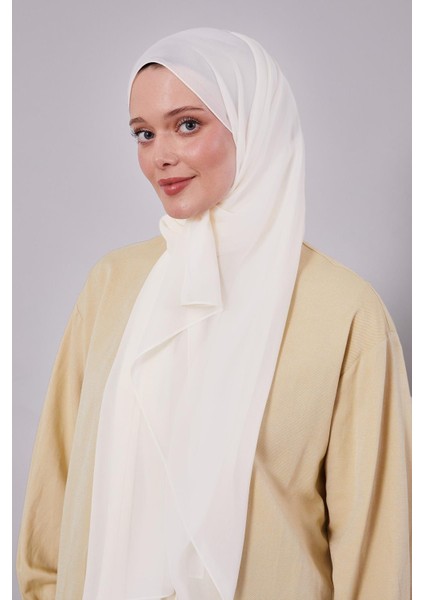 Ekru Lux Şifon Şal indirimleri