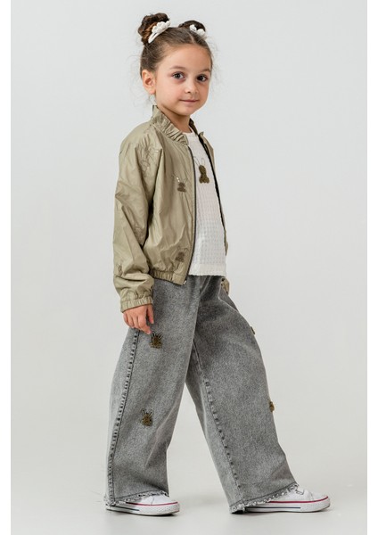 Tavşan Nakışlı Kız Çocuk 3\'lü Takım - 26K 2246