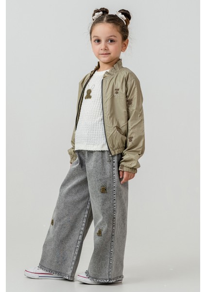 Tavşan Nakışlı Kız Çocuk 3\'lü Takım - 26K 2246 fiyatları