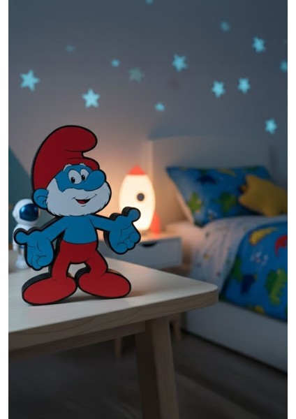 Şirinler Şirin Baba Tasarımlı Dekoratif Aydınlatma fiyatları