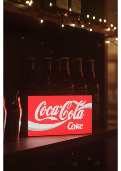 Coca Cola Coke Tasarımlı Dekoratif Aydınlatma