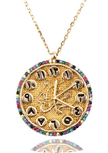 Saat Gümüş Kolye SB413 fırsatları