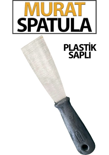 Spatula Paslanmaz Çelik 40 No'lu Plastik Saplı Çok Amaçlı