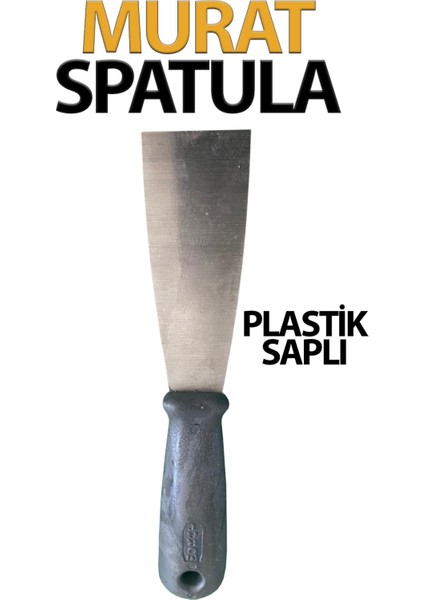 Spatula Paslanmaz Çelik 40 No'lu Plastik Saplı Çok Amaçlı fiyatları