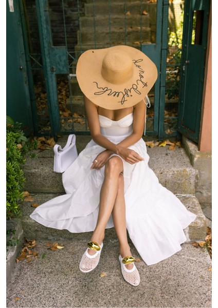 Musiala Kadın Siyah File Gold Detay Ithal Aksesuar Babet fiyatları