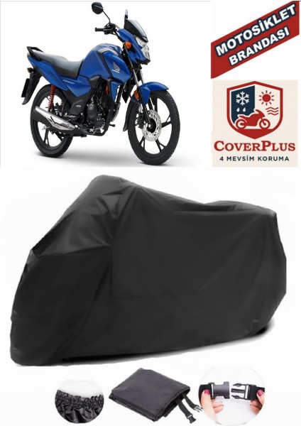 Honda Cb 125 Motor Brandası Siyah Motorsiket Brandası Motor Örtüsü Çadır Su Geçirmez Motosiklet Kılıfı Motor Brandası