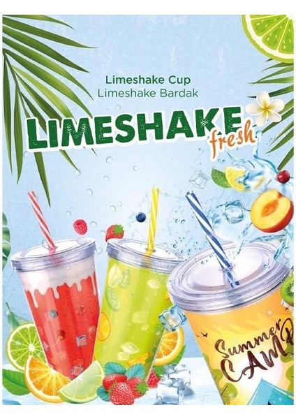 Cool Lime Bardağı Limeshake Bardak 600 ml