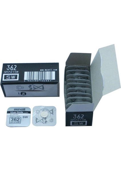 Maxell SR-721SW-362 10LU Paket Pil