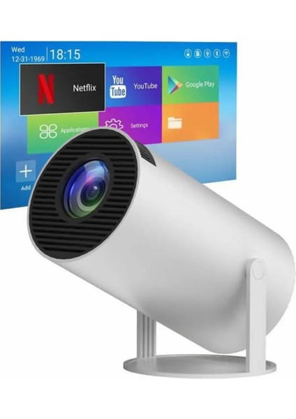 Taşınılabilir Projeksiyon Projektör Cihazı Mini Projektör LED Projektör Projeksiyon Cihazı Mini Projeksiyon indirimleri