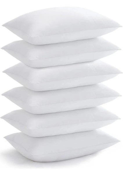 Elara Elyaf Dolgulu Yastık 50X70CM 3000 Gram / 6 Adet - 6 Adet Yastık Alezi