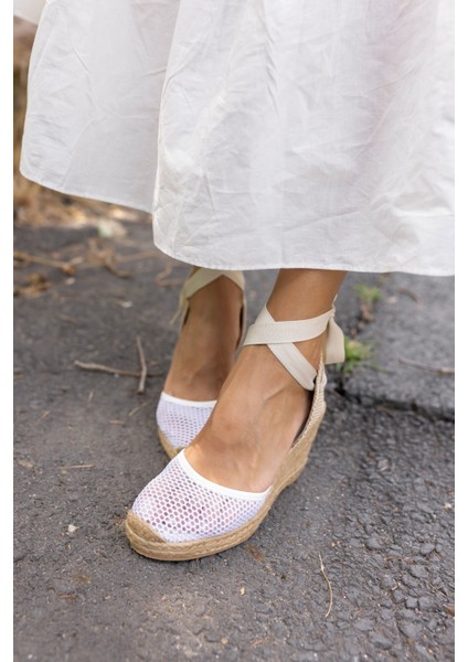 Tomi Kadın Altin File Detayli Espadril Sandalet modelleri