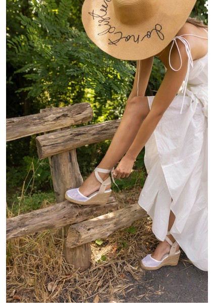 Tomi Kadın Altin File Detayli Espadril Sandalet indirimleri