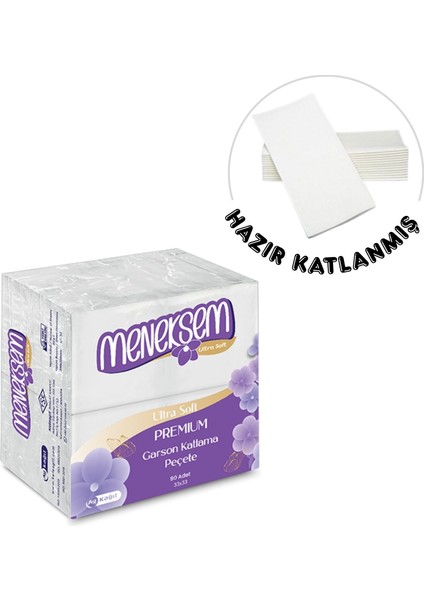 PREMIUM GARSON KATLAMA PEÇETE 8X80 ADET