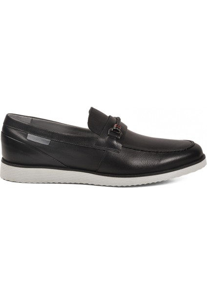 Siyah Hakiki Deri Erkek Günlük Ayakkabı Pepita 4120 M modelleri
