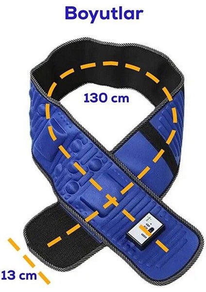 Sonx Titreşimli Masaj Kemeri- Kas Gevşetici Masaj Aleti ve Vücut Şekillendirme Cihazı