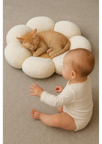 Papatya Yastık – Elyaf Dolgulu Dekoratif Yastık 33X33 cm (230 Gr) fırsatları