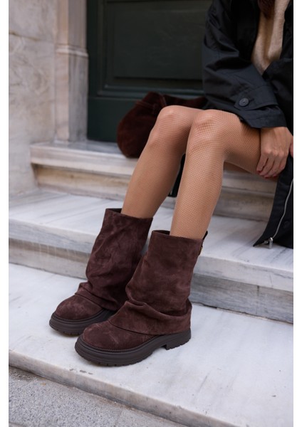 Gabriel Kadin Kahve Gercek Suet Bot