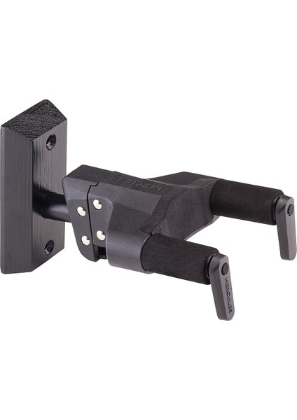 HCGSP-38WBK+ Kilitli Gitar Duvar Askısı (Siyah) Guitar Hanger