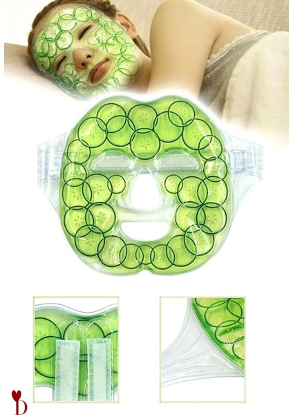 Salatalık Yüz Maske Jel Sıcak Soğuk Kullanım Rahatlatıcı modelleri