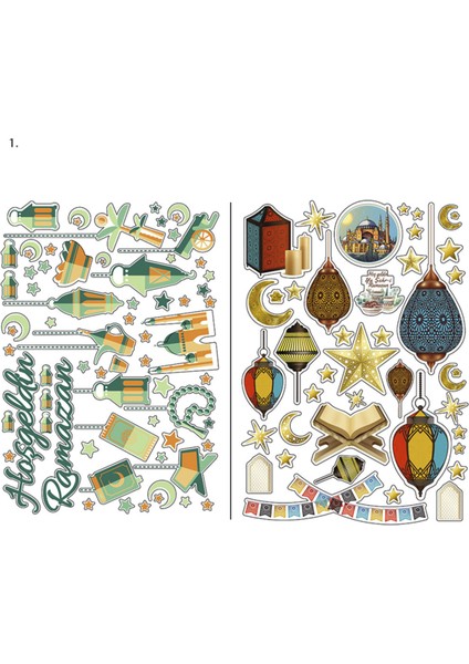 Dekoratif Ramazan Sticker 2li