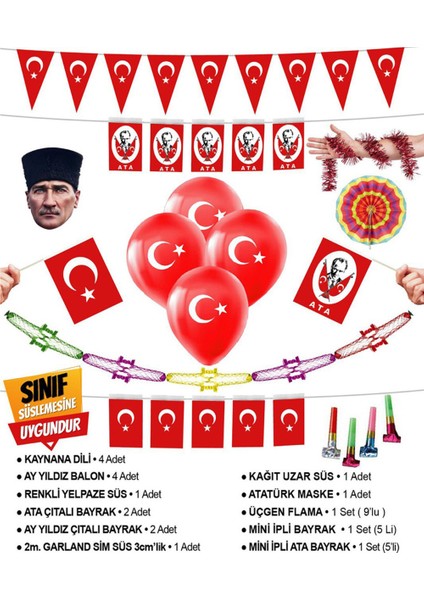 Milli Bayramlar Şenlik Süsleme Seti fiyatları