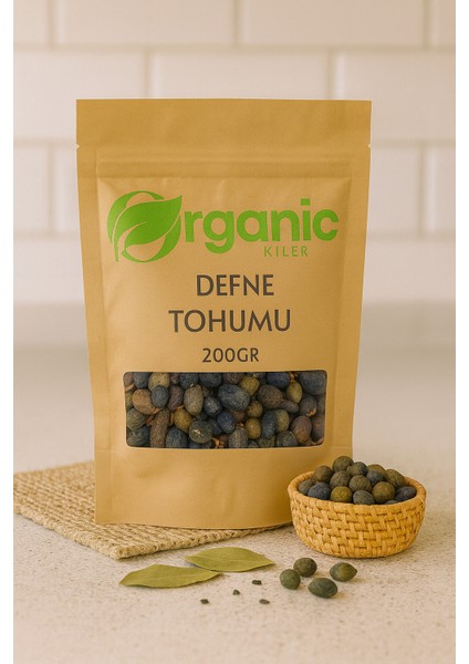 Defne Tohumu 200 gr | Taze ve Doğal Defne Tohumu | Kurutulmuş & Elenmiş Katkısız