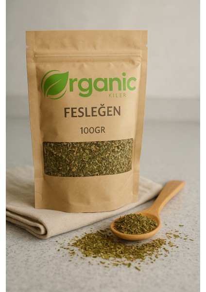 Kurutulmuş Fesleğen 100 gr | %100 Doğal ve Taze | Fesleğen Çayı & Baharatı