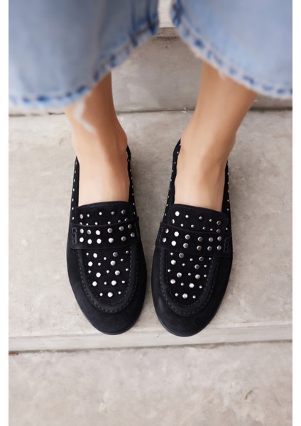 Samula Kadın Nude Gercek Suet Trok Detay Oxford Ayakkabi modelleri