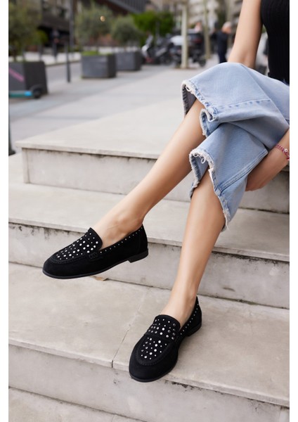 Samula Kadın Nude Gercek Suet Trok Detay Oxford Ayakkabi indirimleri